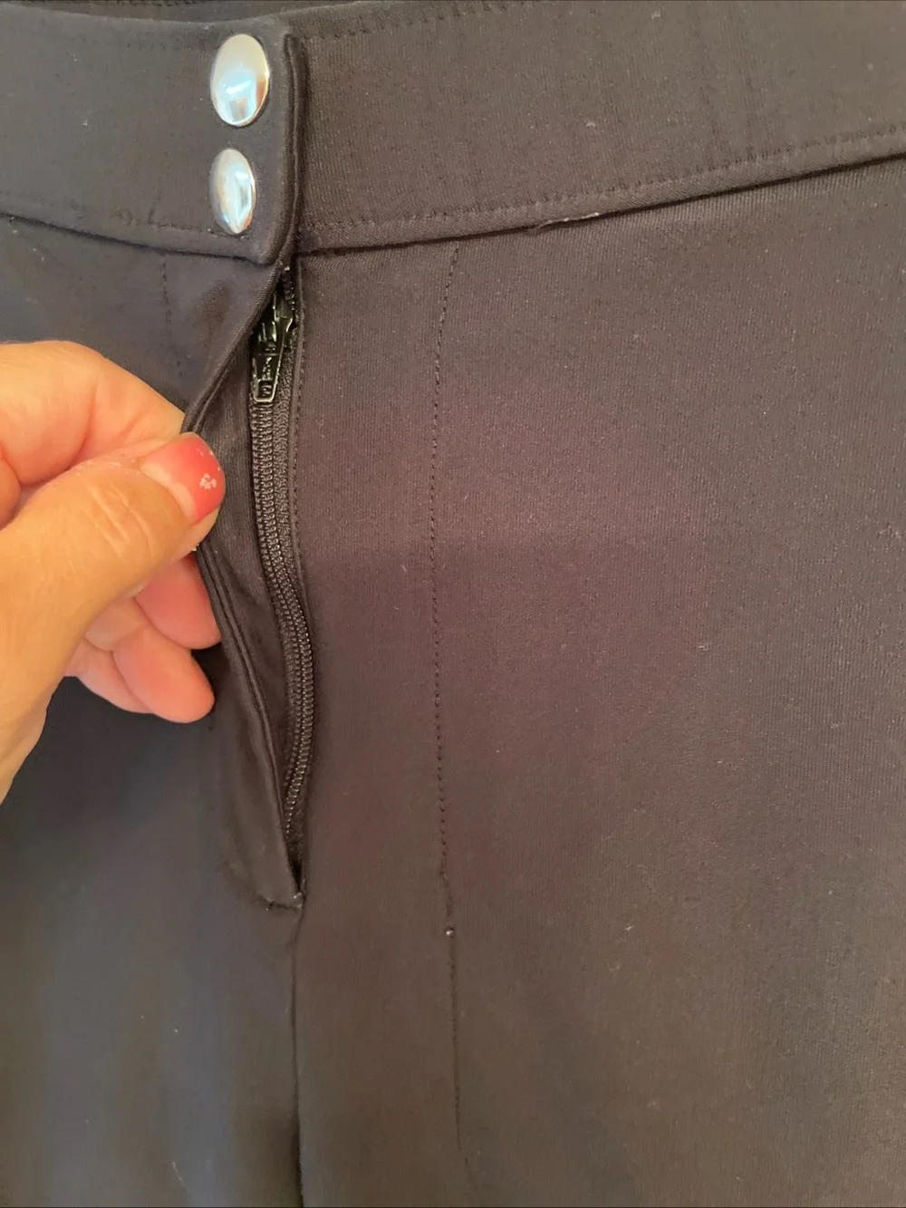 Nike Dri-Fit Pants Black Mid Rise Straight Leg Y2K Style Bottoms Women’s Small